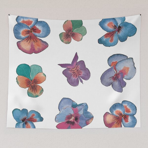Item preview, Little Watercolor Colorful Flowers designed and sold by Pavnud.