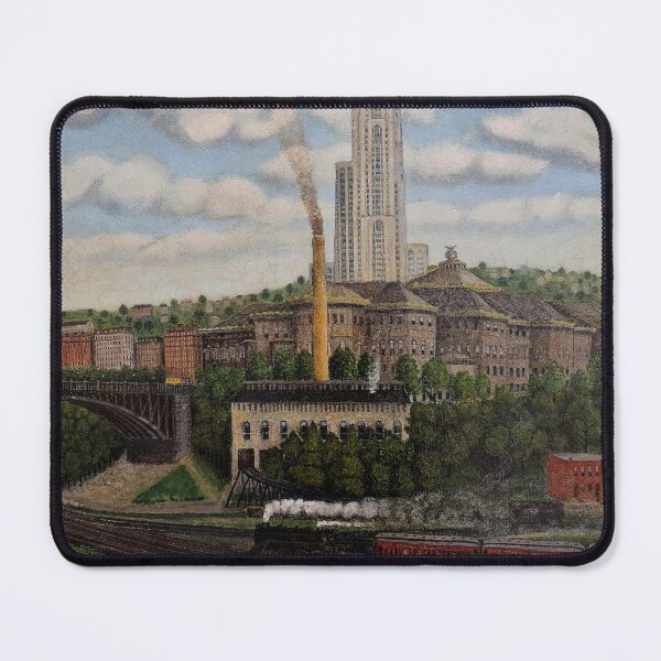 Item preview, Pittsburgh Oakland Cathedral of Learning Oil on Canvas Design designed and sold by Brasilia.