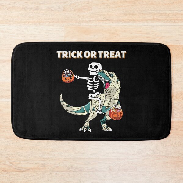 Item preview, skeleton riding dinosaur bones halloween designed and sold by Buzzbazaar.