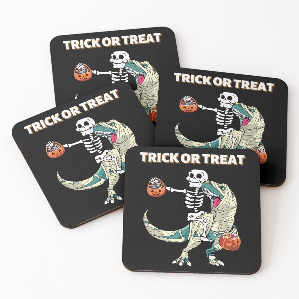Item preview, skeleton riding dinosaur bones halloween designed and sold by Buzzbazaar.