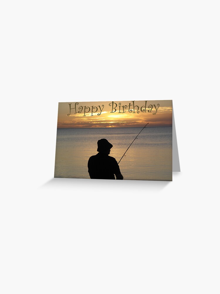 Fishing Birthday Card for sale