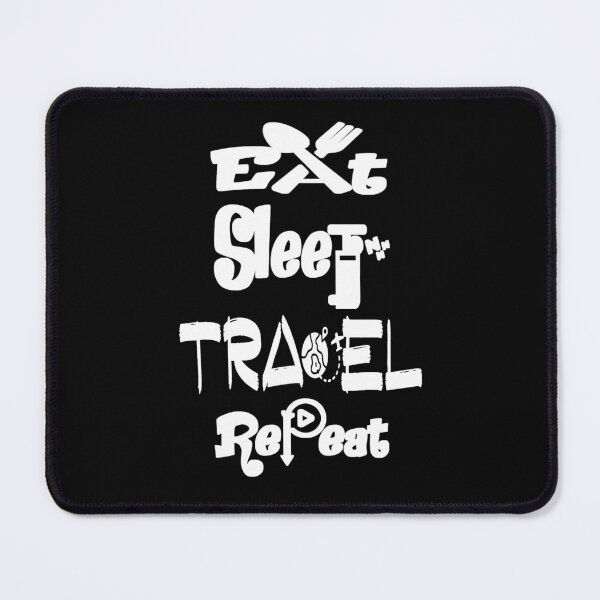 Item preview, Eat sleep travel repeat,V999. designed and sold by Chakilogy.