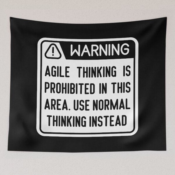 Item preview, Agile Thinking Is Prohibited  designed and sold by trendingatees.