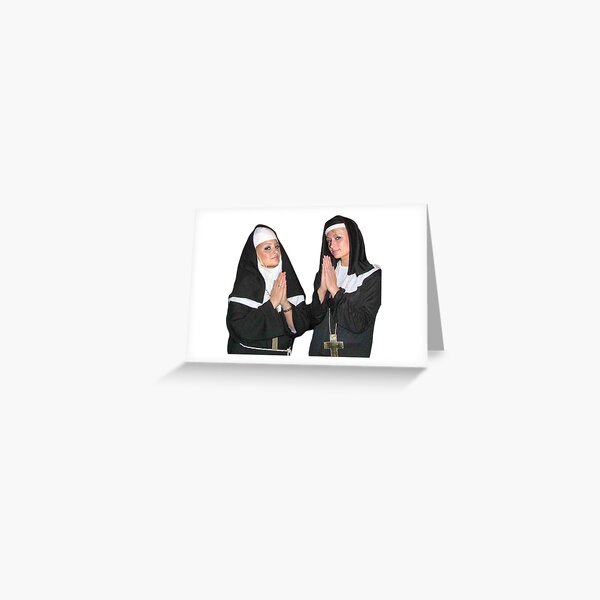 Saint Paris Hilton and Nicole Richie Greeting Card