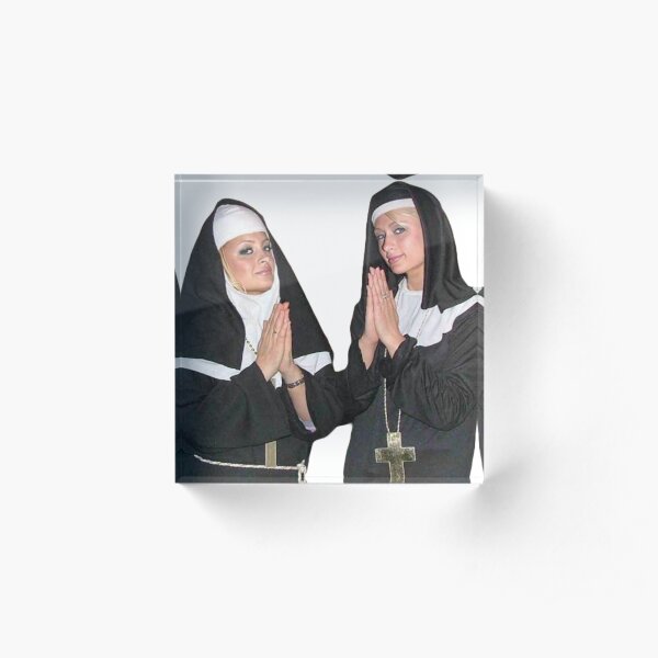 Saint Paris Hilton and Nicole Richie Acrylic Block