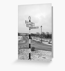 Pointing the Way, Goathland Signpost Greeting Card