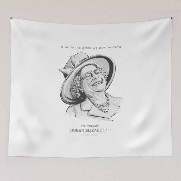 Item preview, Her Majesty Queen Elizabeth II designed and sold by IcalsaidArt.
