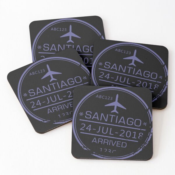 Item preview, Chile, Santiago - Passport Stamp designed and sold by Sejmen.