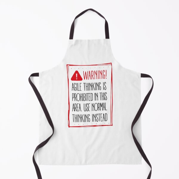 Item preview, No Agile Warning Sign designed and sold by trendingatees.