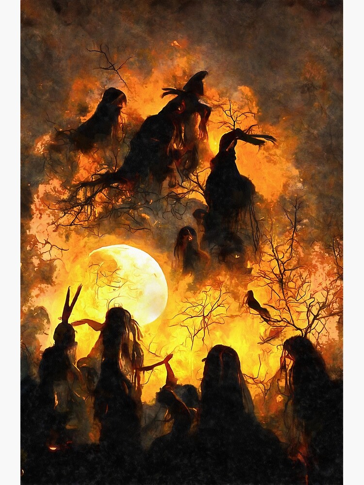 Witches Sabbath Circle Dance Poster For Sale By Simplyscene Redbubble