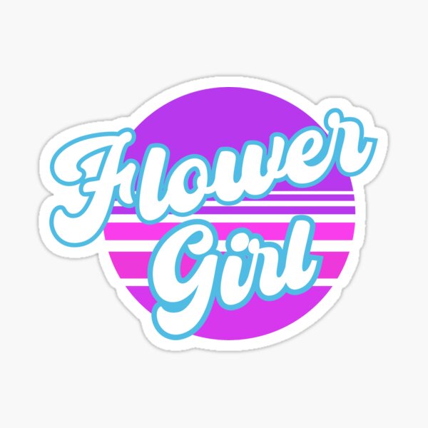 Item preview, Retro Flower Girl, Wedding Rehearsal, Brides Entourage designed and sold by DiensDesign.