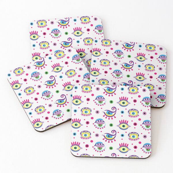 Item preview, vector pattern of decorative eyes designed and sold by irina egorova.