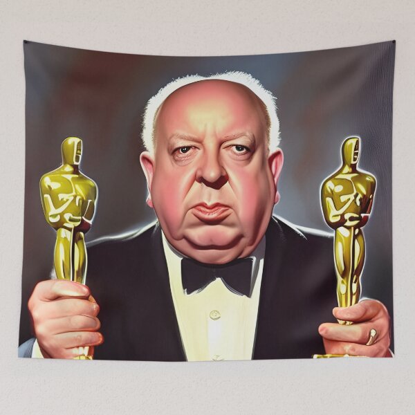 Item preview, Alfred Hitchcock Finally Gets Recognition designed and sold by Horrorscape.