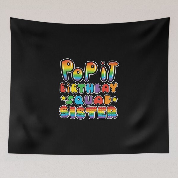 Item preview, Pop It Birthday Squad Sister Fidget Sticker designed and sold by CravenStore99.