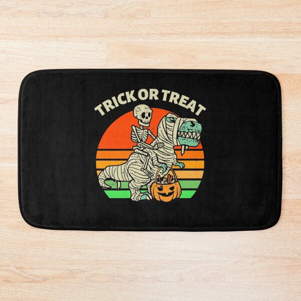 Item preview, skeleton riding dinosaur bones halloween designed and sold by Buzzbazaar.