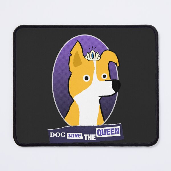 Item preview, Dog save the Queen - Retro Punk halftone style designed and sold by Miaou Studio.