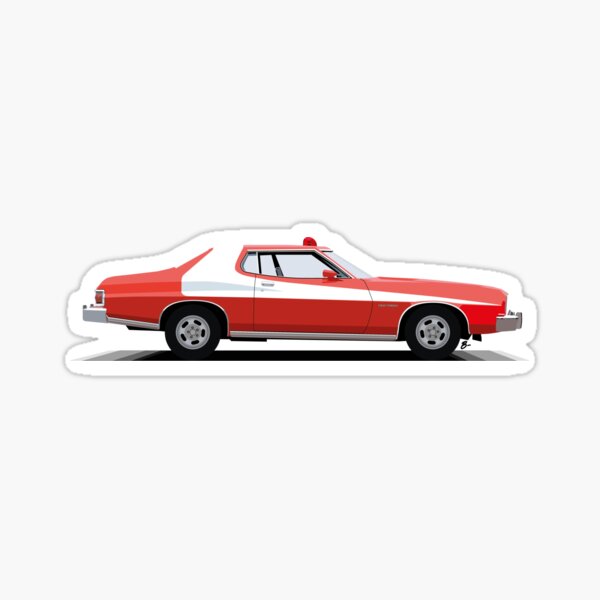 72 Ford Gran Torino, Starsky and Hutch graphics. The act…