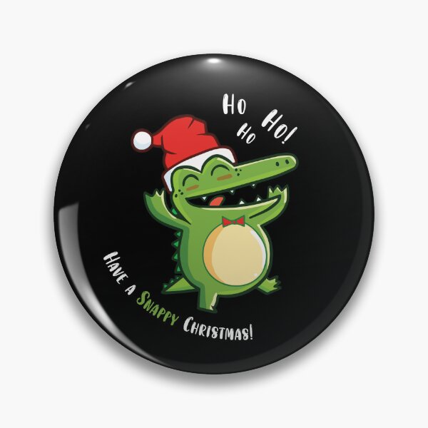Item preview, Funny Cute Alligator With Santa's Hat Christmas Crocodile designed and sold by ryboxxdesign.