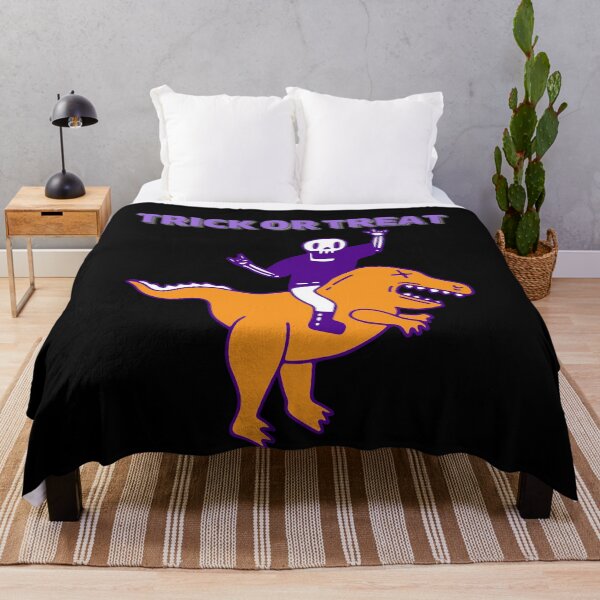 Item preview, skeleton riding dinosaur bones halloween designed and sold by Buzzbazaar.