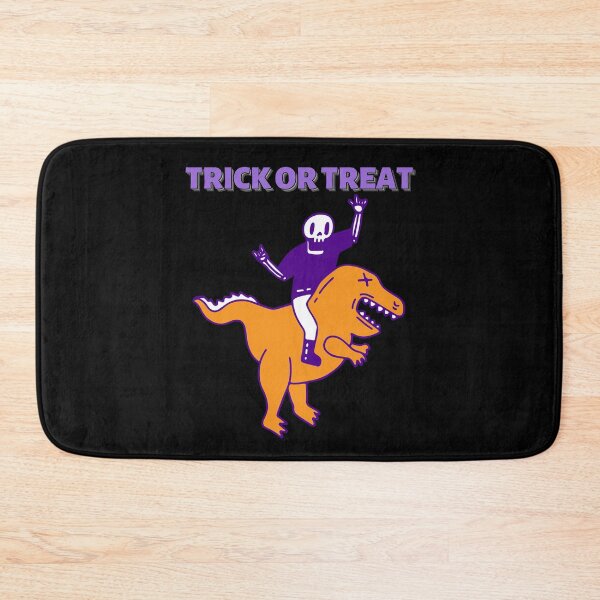 Item preview, skeleton riding dinosaur bones halloween designed and sold by Buzzbazaar.