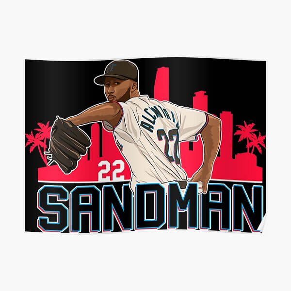 Sandy Alcantara Marlins Baseball Poster for Sale by MaryCaro