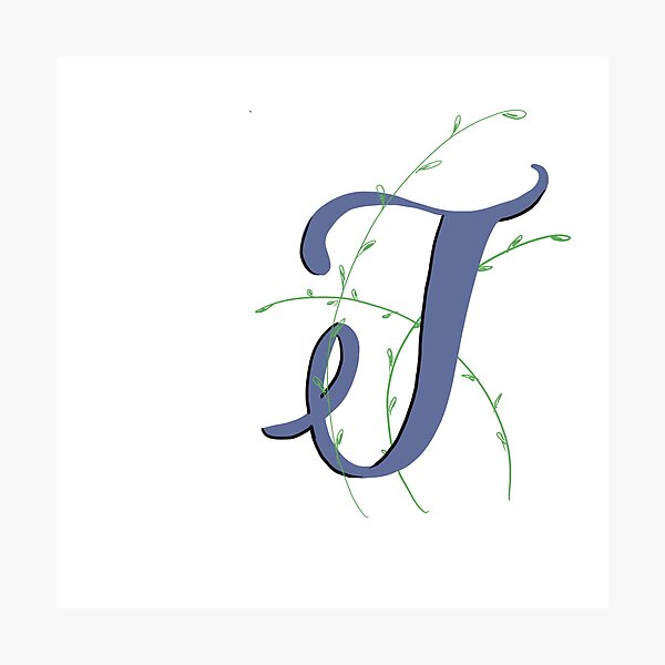 Item preview, Letter T initial monogram alphabet T designed and sold by Antique-Gifts.
