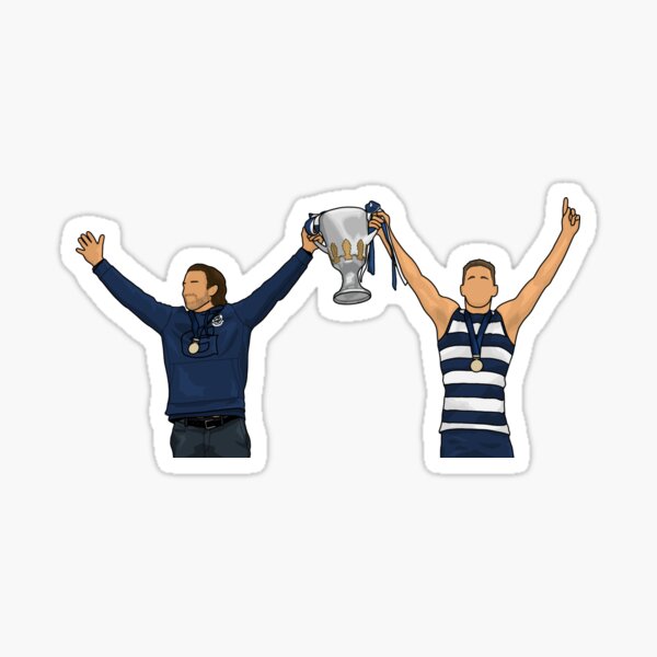 "Chris Scott & Joel Selwood PREMIERS ‘22 " Sticker for Sale by Casey ...
