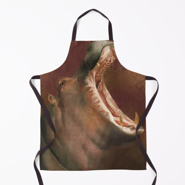 Item preview, Animalillustration, Africa, Hippo, Hippopotamus power designed and sold by Wilfried van Dokkumburg.