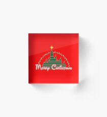 Magisches Weihnachten Acrylblock