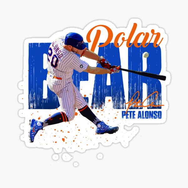 Pete Alonso Polar Bear Kids  Sticker for Sale by Rissolespercep