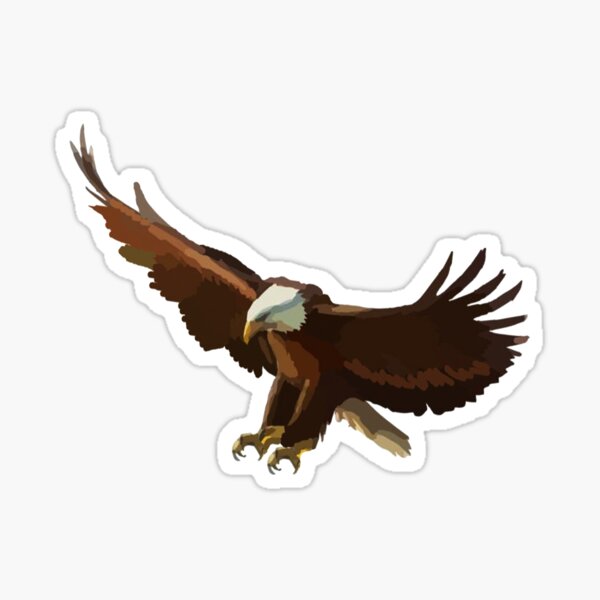 Grunge Sticker – Colorado Eagles