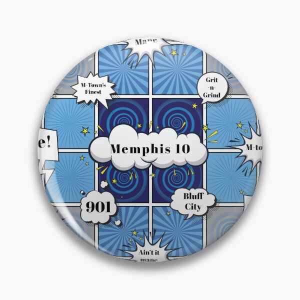 Item preview, Memphis 10 - Comic Blue 2 designed and sold by TwinPowerTammy.