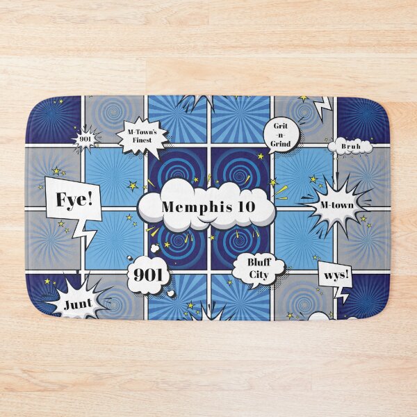 Item preview, Memphis 10 - Comic Blue 2 designed and sold by TwinPowerTammy.