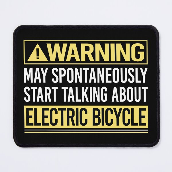 Item preview, Warning About Electric Bicycle E Bike Ebike designed and sold by WrightTrouble.
