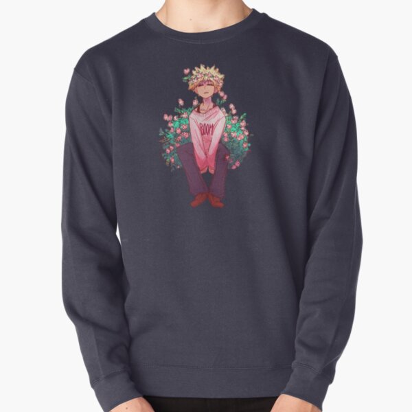 Bakugou in Pink Pullover Sweatshirt