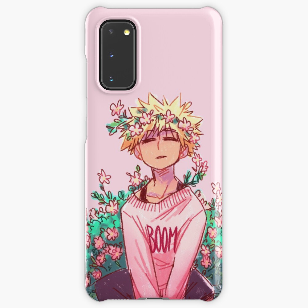 Bakugou in Pink Case & Skin for Samsung Galaxy