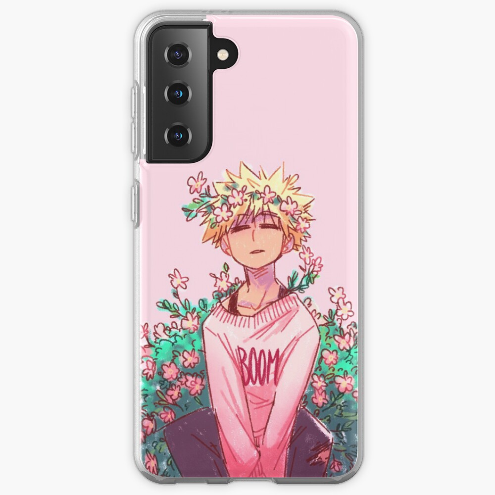 Bakugou in Pink Case & Skin for Samsung Galaxy