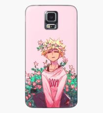 Bakugou in Pink Case/Skin for Samsung Galaxy