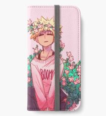 Bakugou im Rosa iPhone Flip-Case/Hülle/Skin