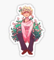 Bakugou in Pink Sticker