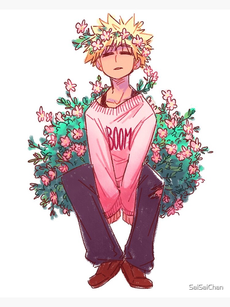 Bakugou in Pink by SaiSaiChan