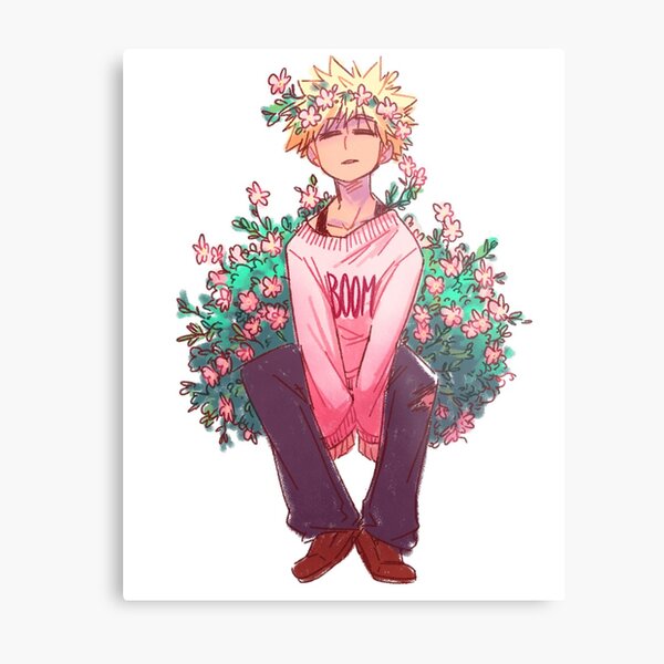 Bakugou en rose Impression métallique