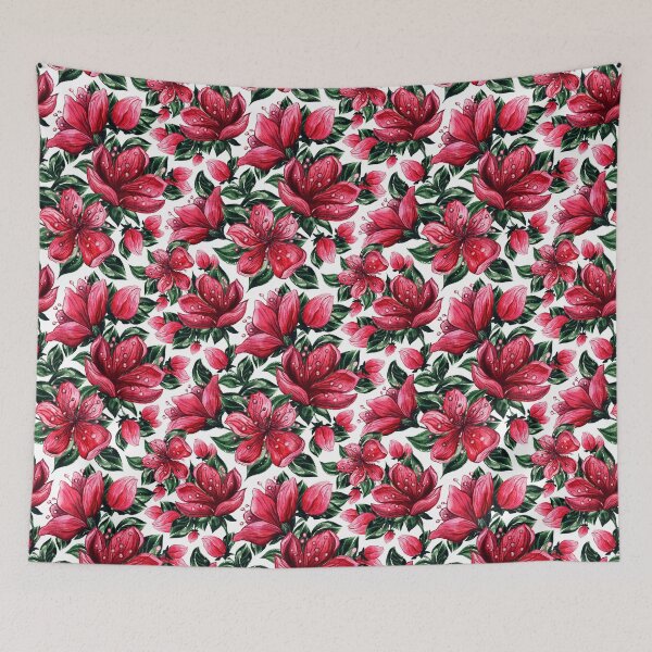 Item preview, Plum Blossom Chinese Watercolor Flowers Seamless Pattern  designed and sold by sweary12.