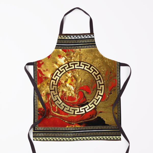 Item preview, Red Gold Black Stone Greek Key designed and sold by Yiorgos Designs.