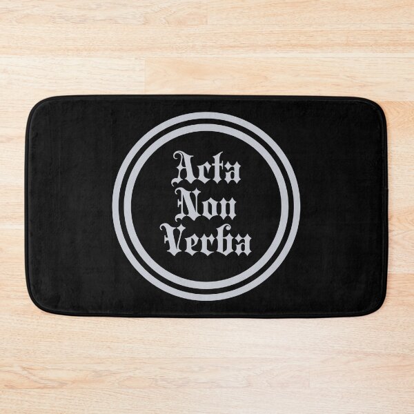 Item preview, Acta Non Verba - Actions Not Words - Latin Phrases - Silver designed and sold by JourneyCreative.
