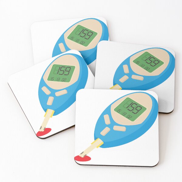 Item preview, Blood Glucose Measuring Device Icon , Cartoon Style designed and sold by Shifa19.