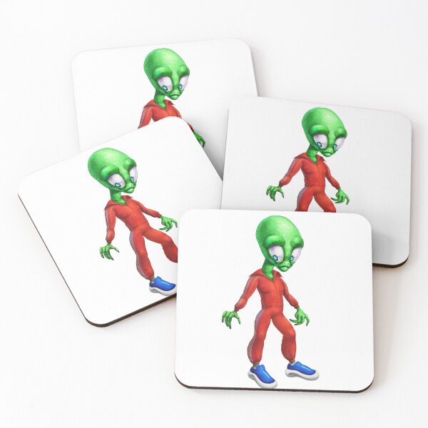 Item preview, green alien fun monster	 designed and sold by MArtSpace.