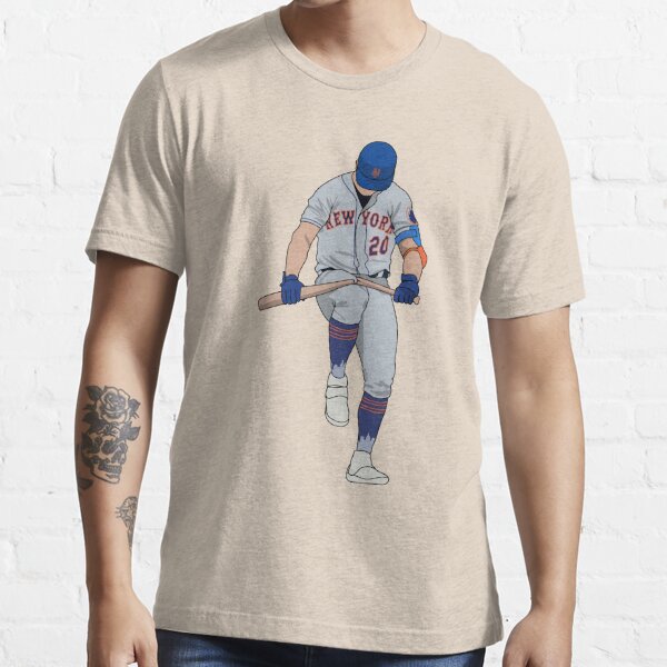 Men's New York Mets Pete Alonso Heathered Gray Big & Tall Muscle Tank Top