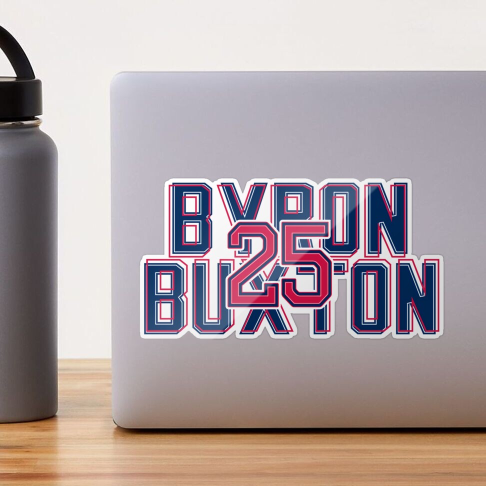 Byron Buxton Nummber 25 Baseball Sticker for Sale by MaryCaro