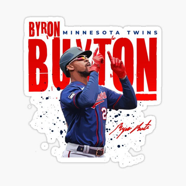 25 Minnesota Twins Baby Blue Embroidered Byron Buxton Jersey